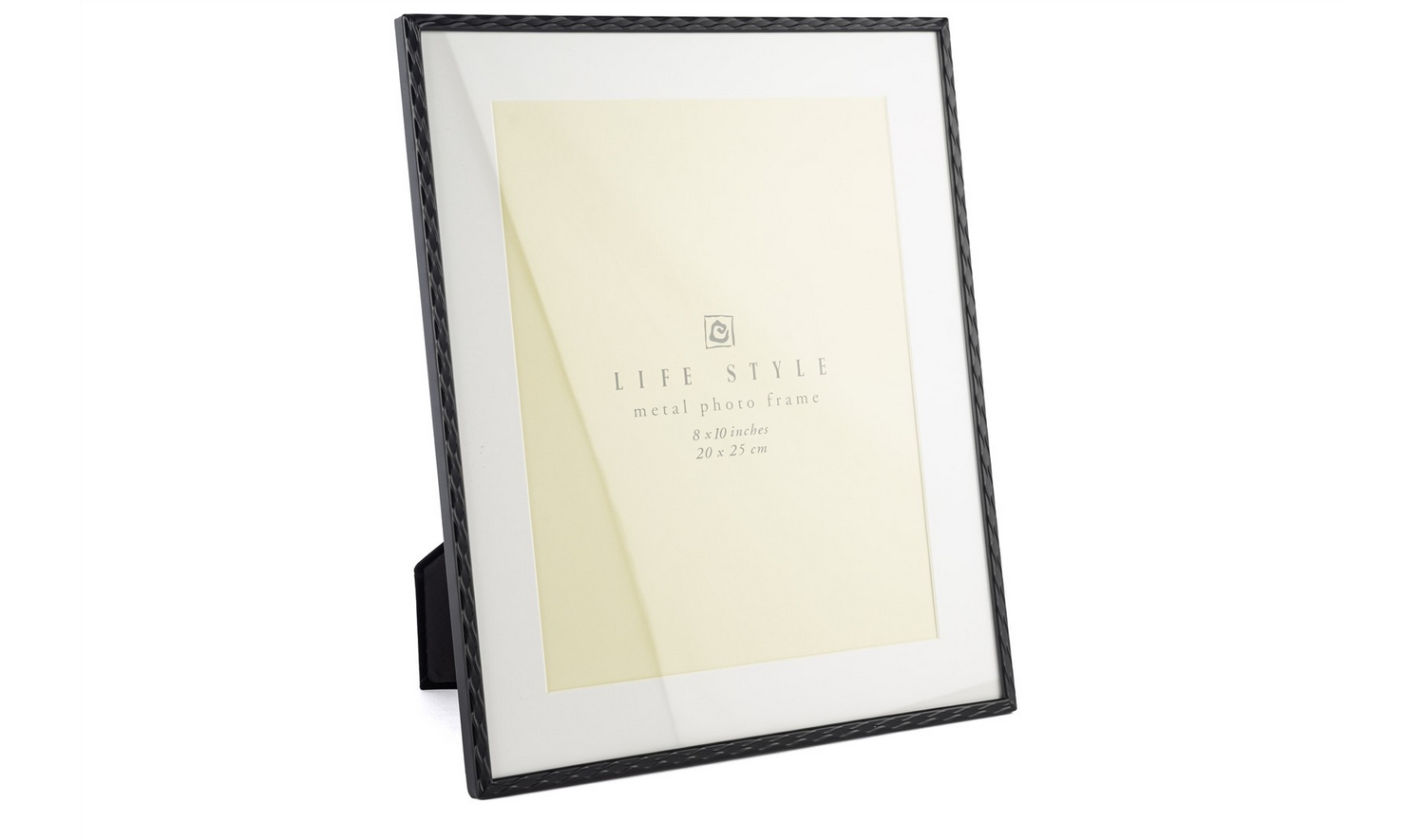 Siyah Metal Mat Dalgalı Çerçeve 20x25 cm