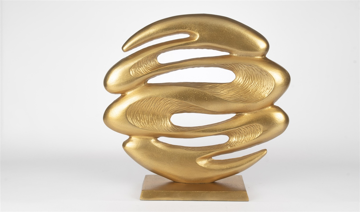 Gold Dekoratif Sculpture