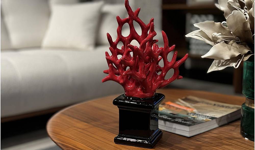 Black Red Mercan Obje