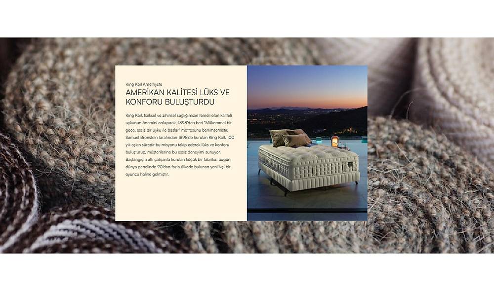 Yatsan King Koil Amethyste Tay T�y� Lateks Hybrid Yatak