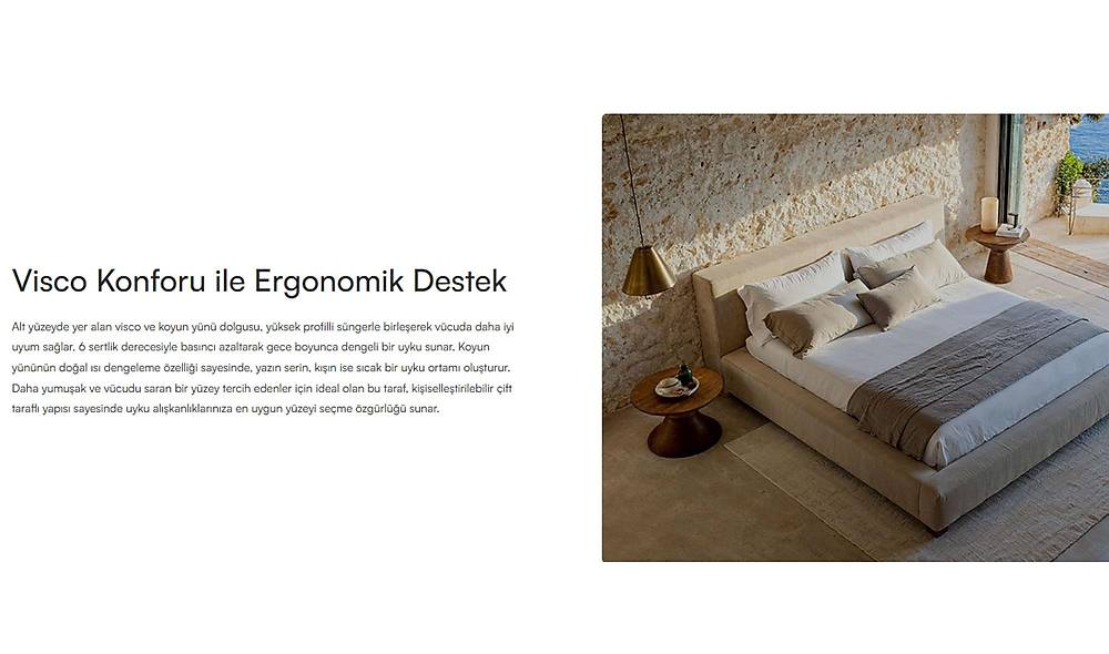 Yatsan Allure Capri Lateks Visco Yatak