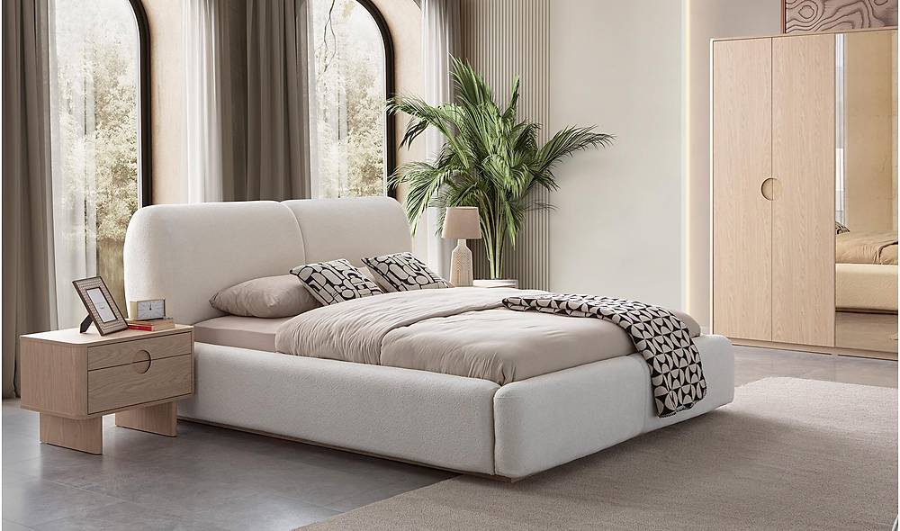 Natural Bazal� Yatak Odas� - Mobilya Kapakl�