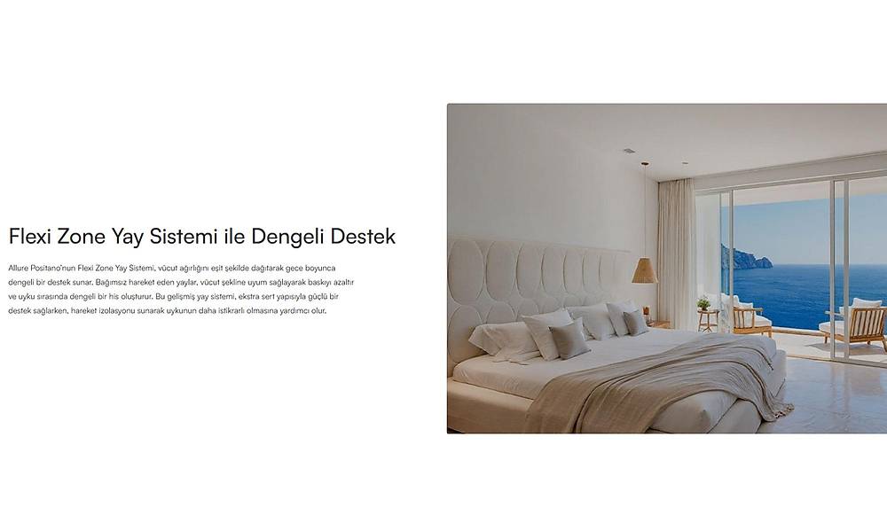 Yatsan Allure Positano Visco Yatak