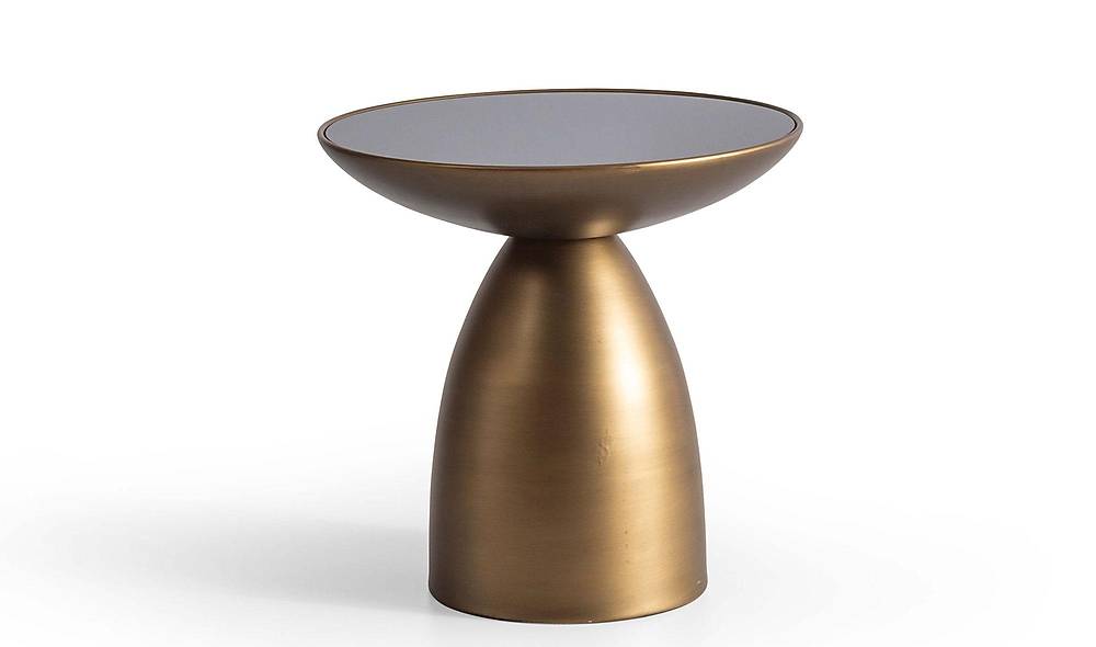 Joy Sehpa Seti - Brass - Cam