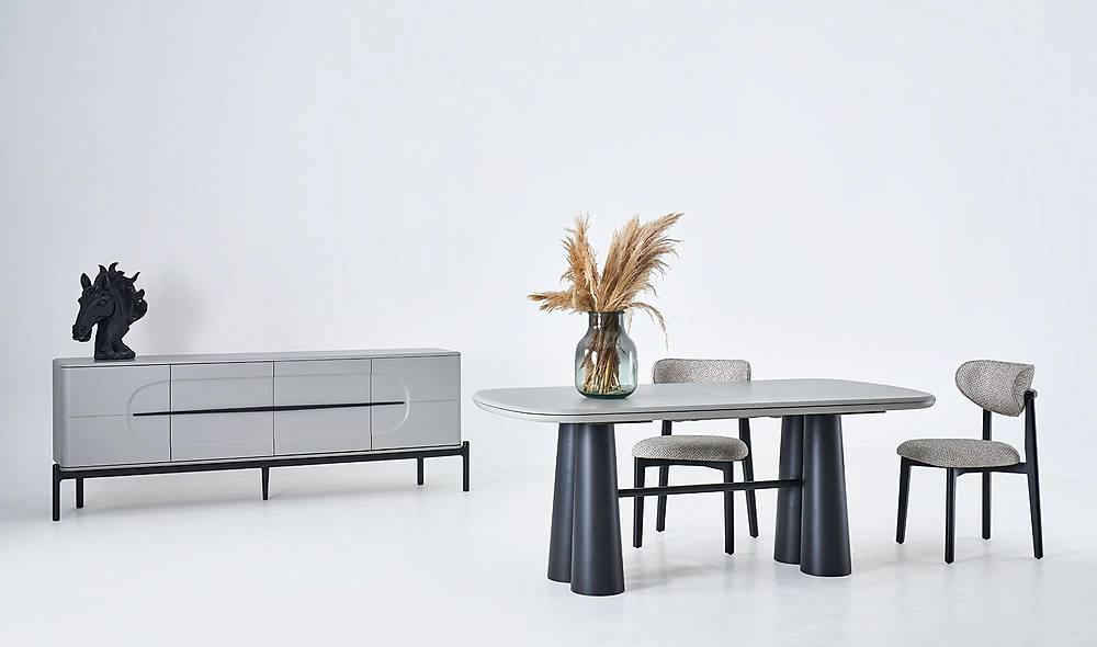 Moda Yemek Odas� - Gri