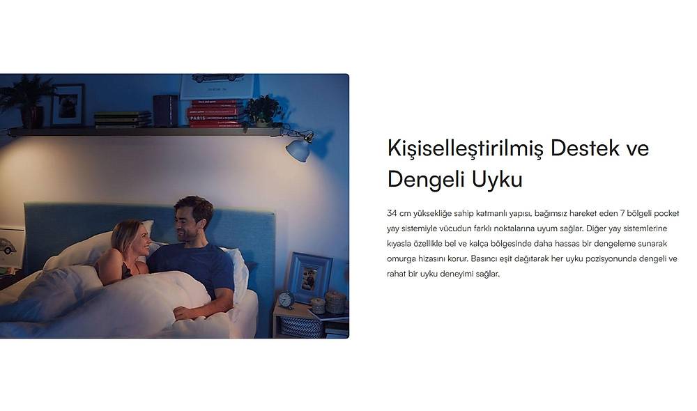Yatsan Sealy Posturepedic Shelmore Visco Pedli Yatak
