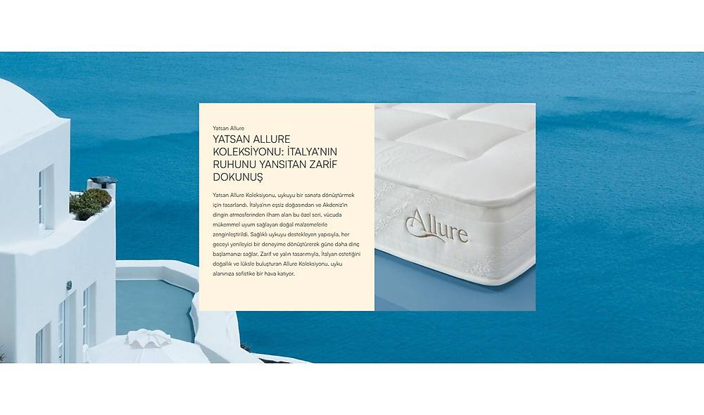 Yatsan Allure Positano Visco Yatak