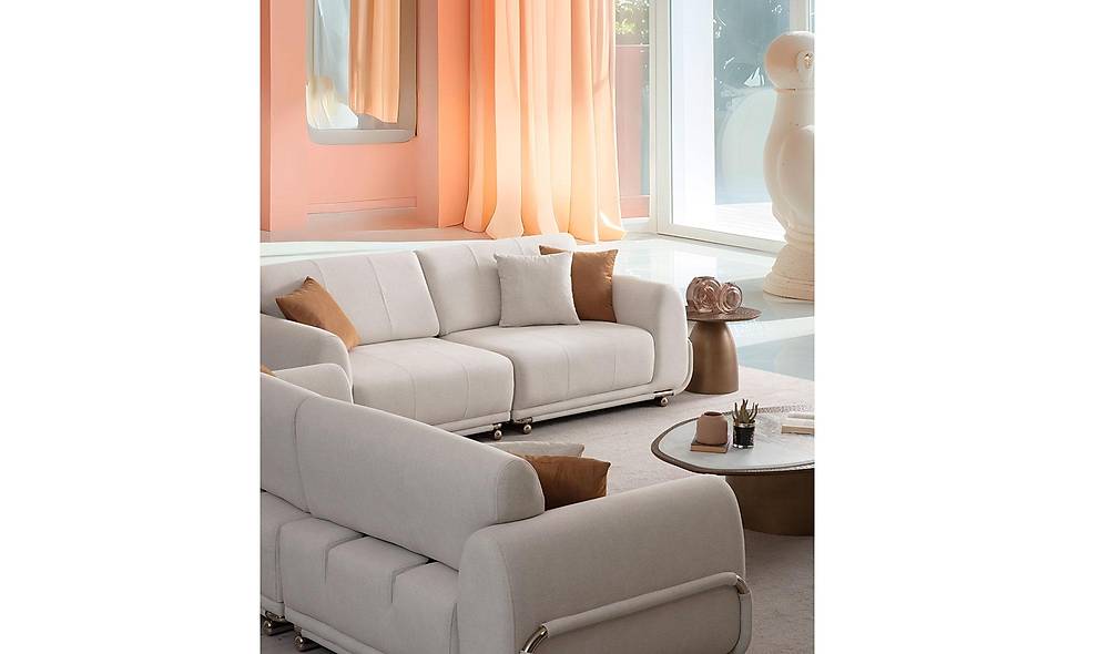 Valeria Koltuk Tak�m� - Ekru