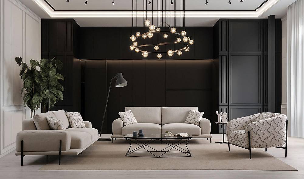 Merina Koltuk Tak�m� - Siyah