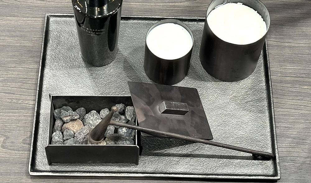 Dekoratif Metal Tepsi - 1 Adet