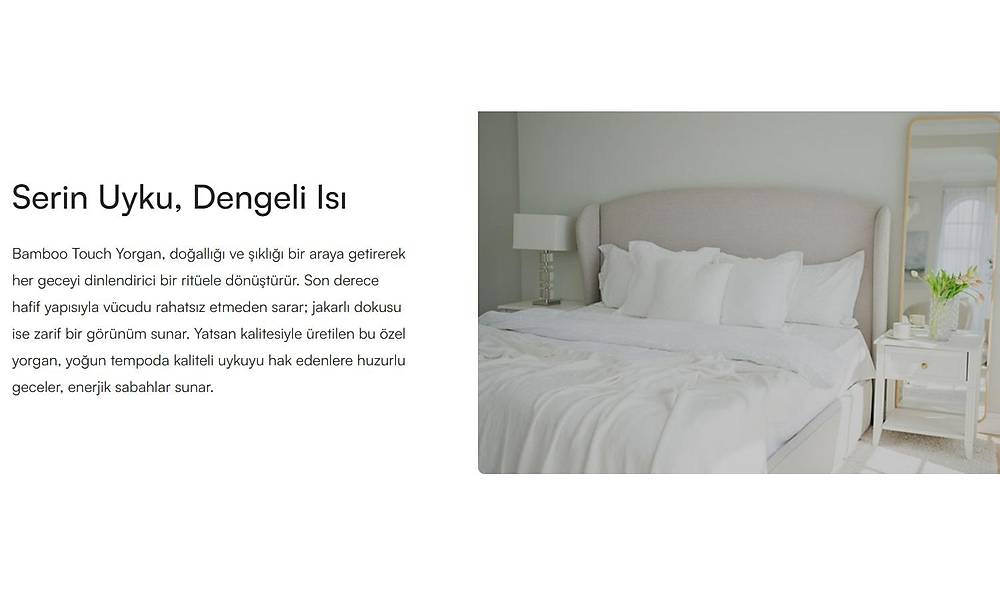 Yatsan Maison Bamboo Touch �nce Yorgan