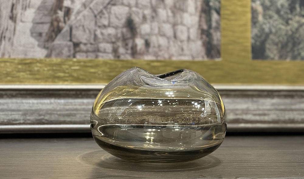 Parlak Cam Vazo - 1 Adet