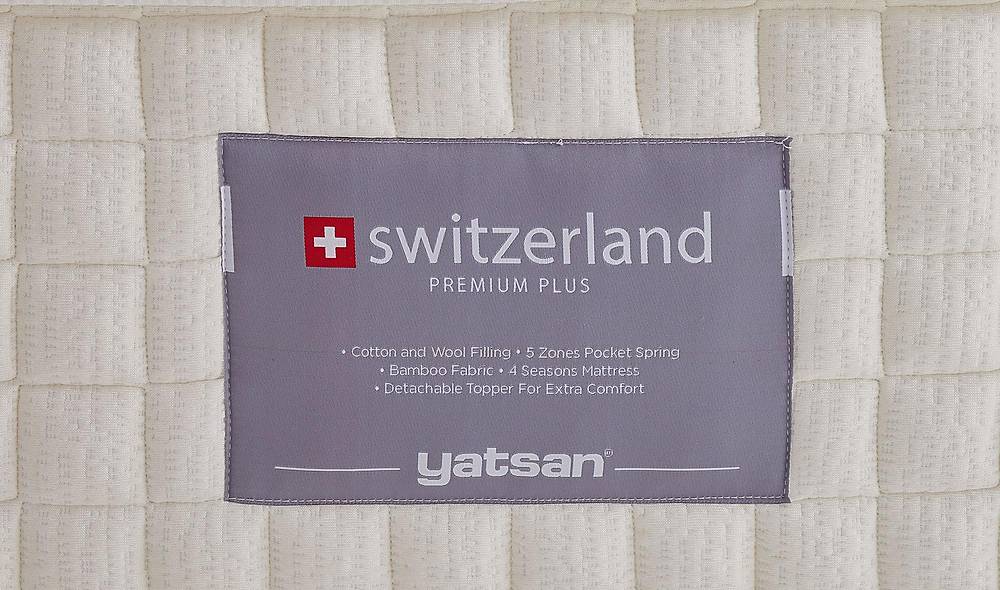 Yatsan Switzerland Premium Plus �ift Tarafl� Yatak