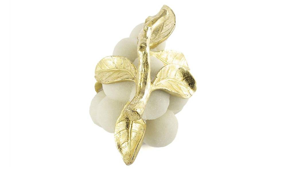 Gold Yaprakl� �z�m Resin Dekor 25x17 cm