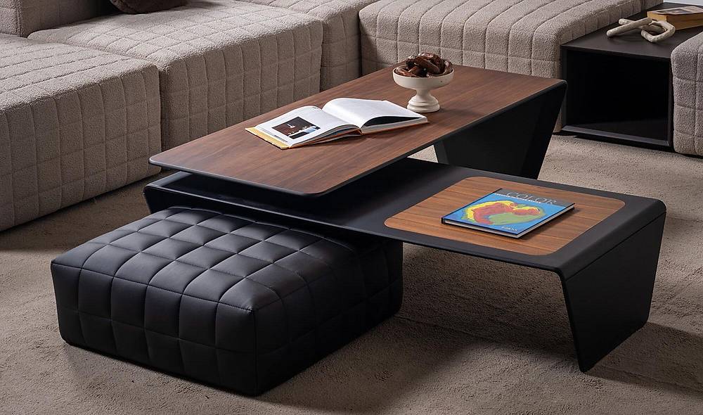 Lady Puflu Sehpa Seti