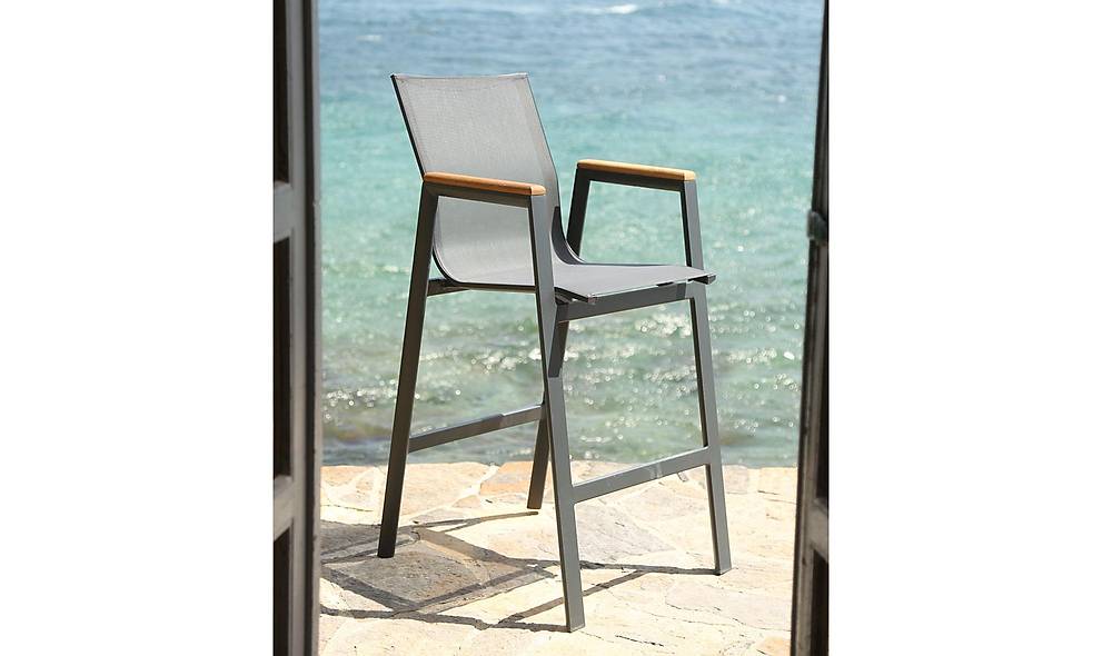 Nivo Kollu Bar Sandalyesi - Antrasit