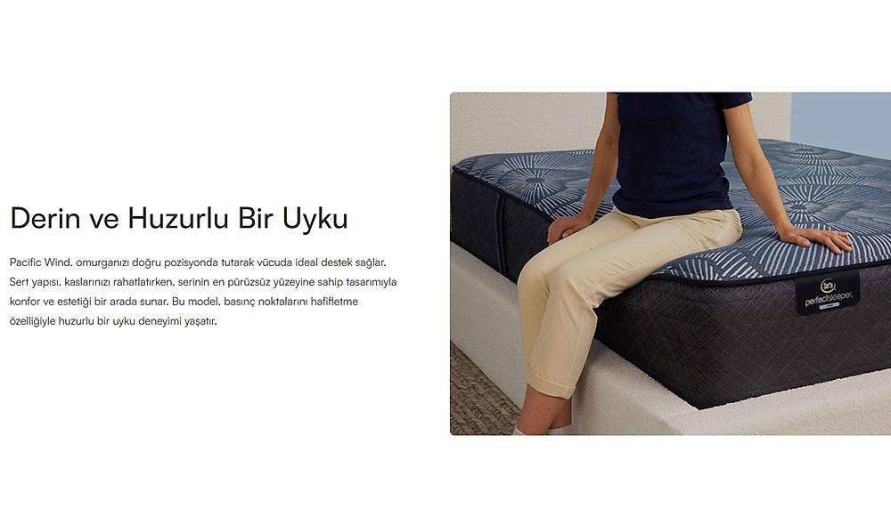 Yatsan Serta Perfect Sleeper Pacific Wind Yatak
