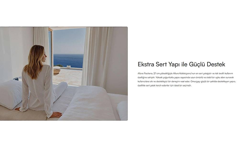 Yatsan Allure Positano Visco Yatak