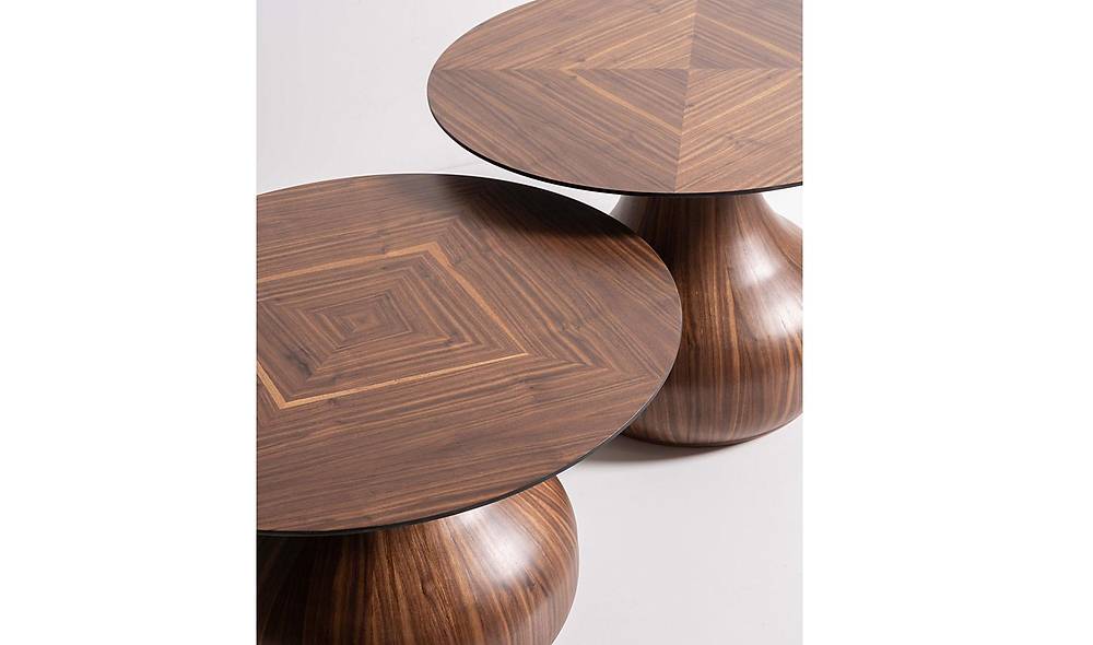 Chia �kili Sehpa Seti - Ceviz