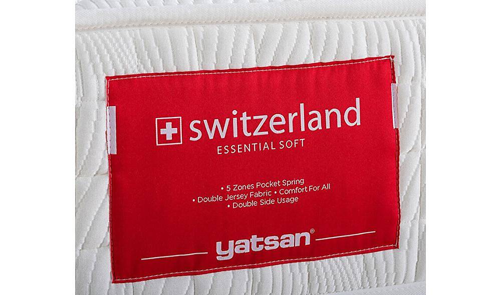 Yatsan Switzerland Essential Soft ift Tarafl Yatak