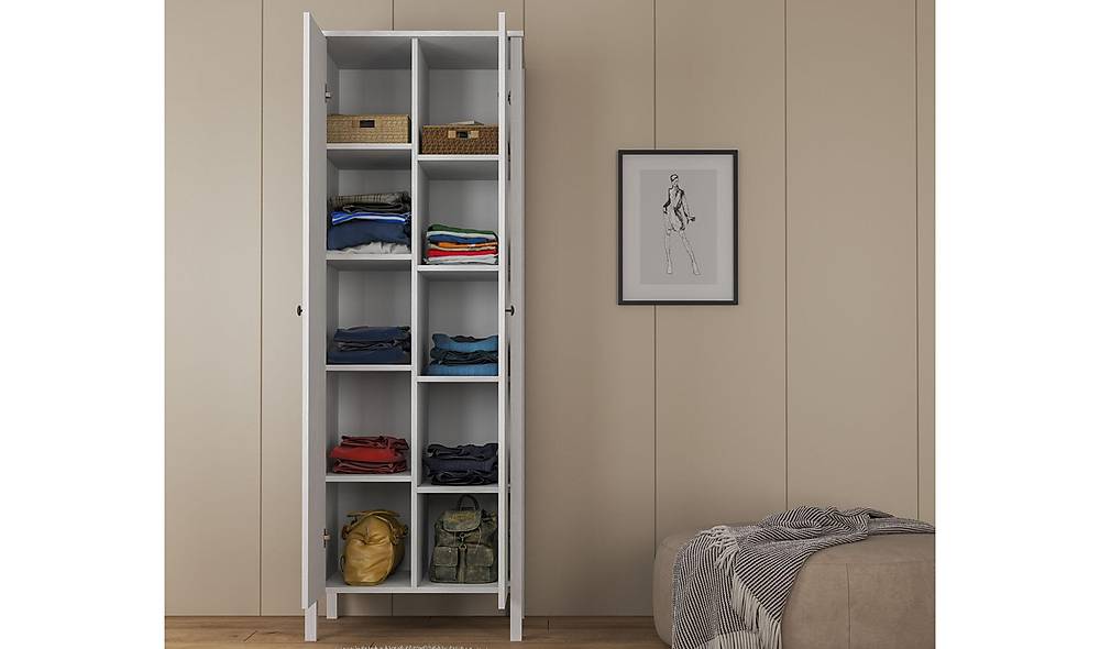 Esli 2 Kapl Gardrop - Rafl