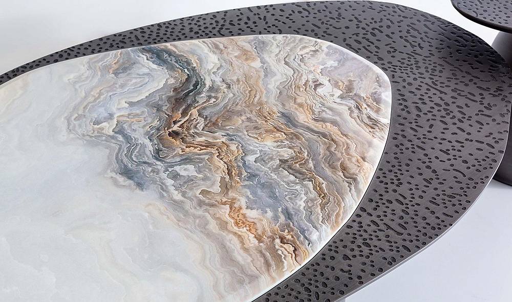 Wave Orta Sehpa Seti - Silver