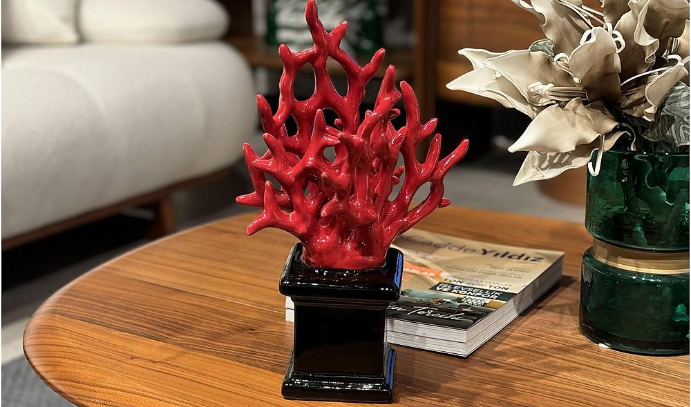 Black Red Mercan Obje
