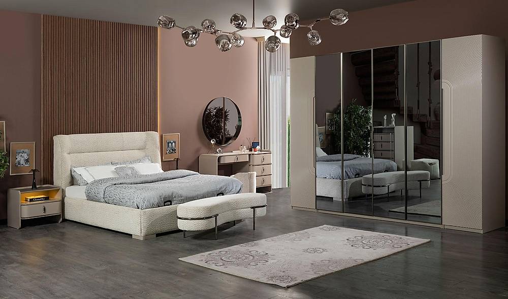 Milano Bazal Yatak Odas - 6 Kapl