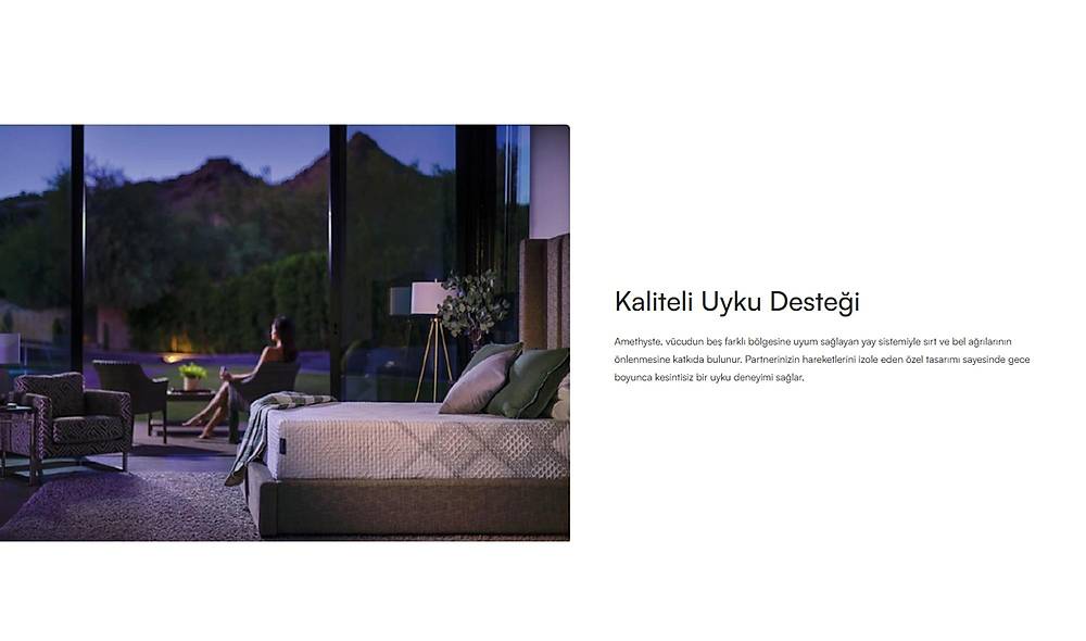 Yatsan King Koil Amethyste Tay T�y� Lateks Hybrid Yatak