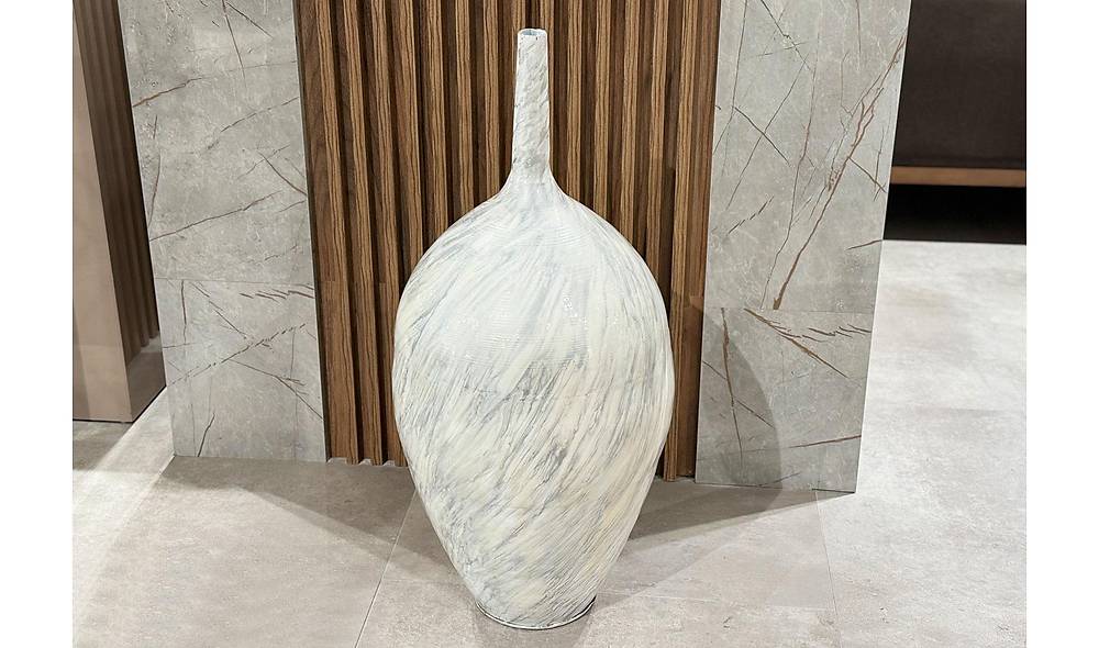 Marble Dekoratif Byk Vazo