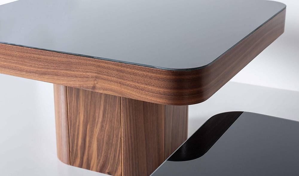 Oliver Orta Sehpa Seti - Ceviz