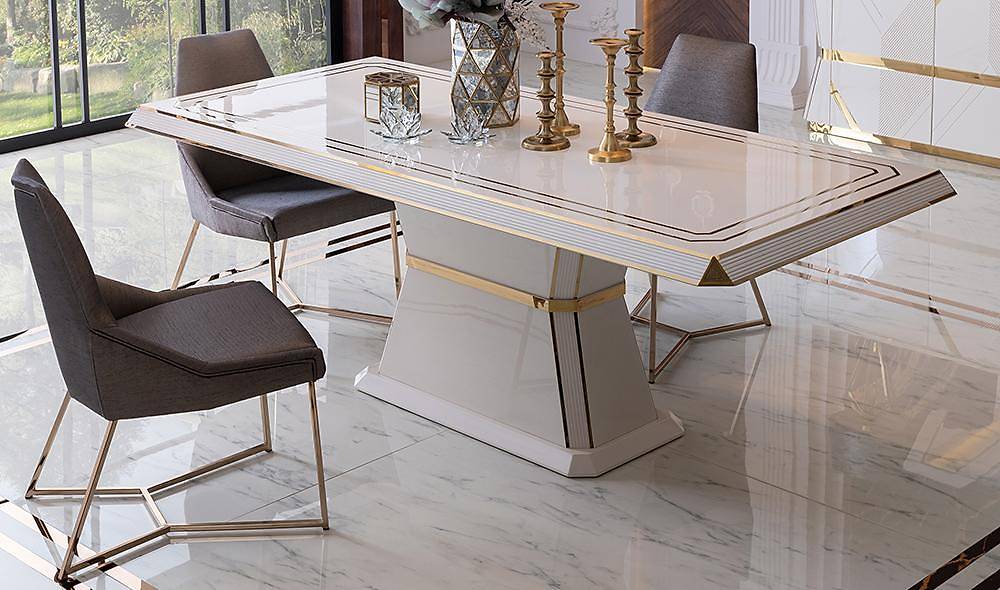 Bianca Luxury Yemek Masas Takm