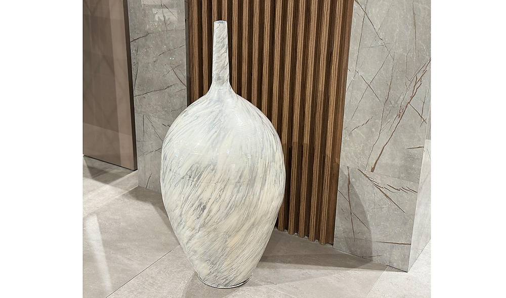 Marble Dekoratif Byk Vazo