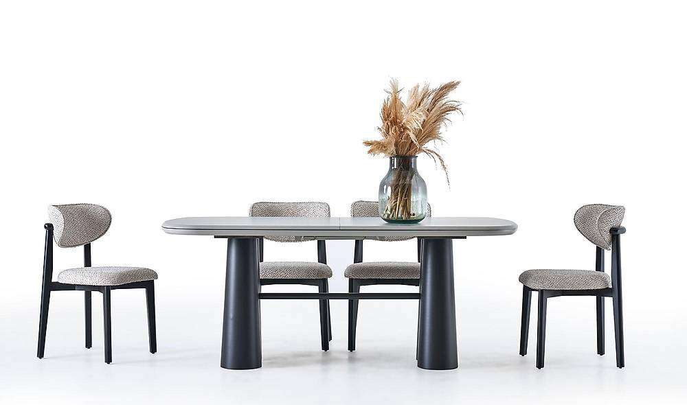 Moda Yemek Masas� Tak�m� - Gri