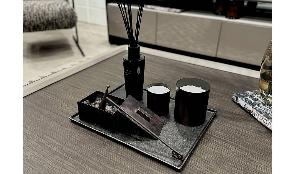 Dekoratif Metal Tepsi - 1 Adet