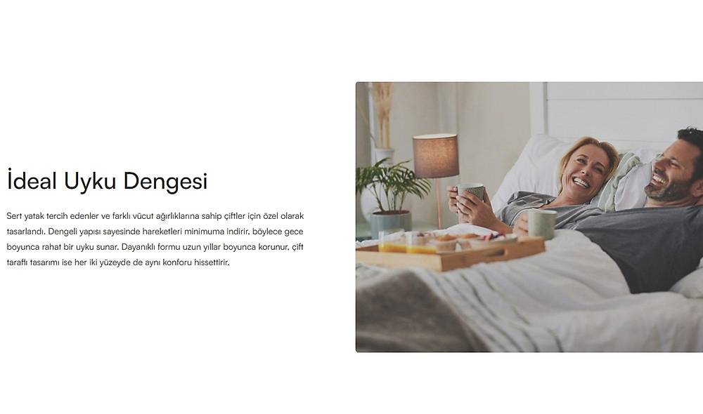 Yatsan Switzerland Original �ift Tarafl� Yatak