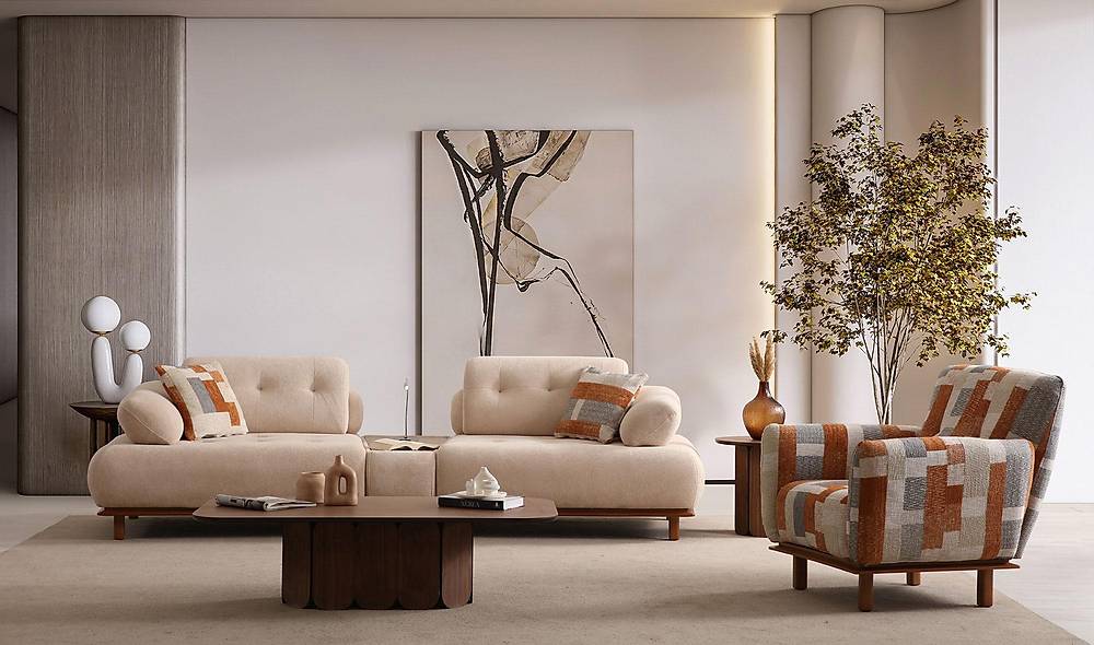 Girne Koltuk Tak�m� - Turuncu