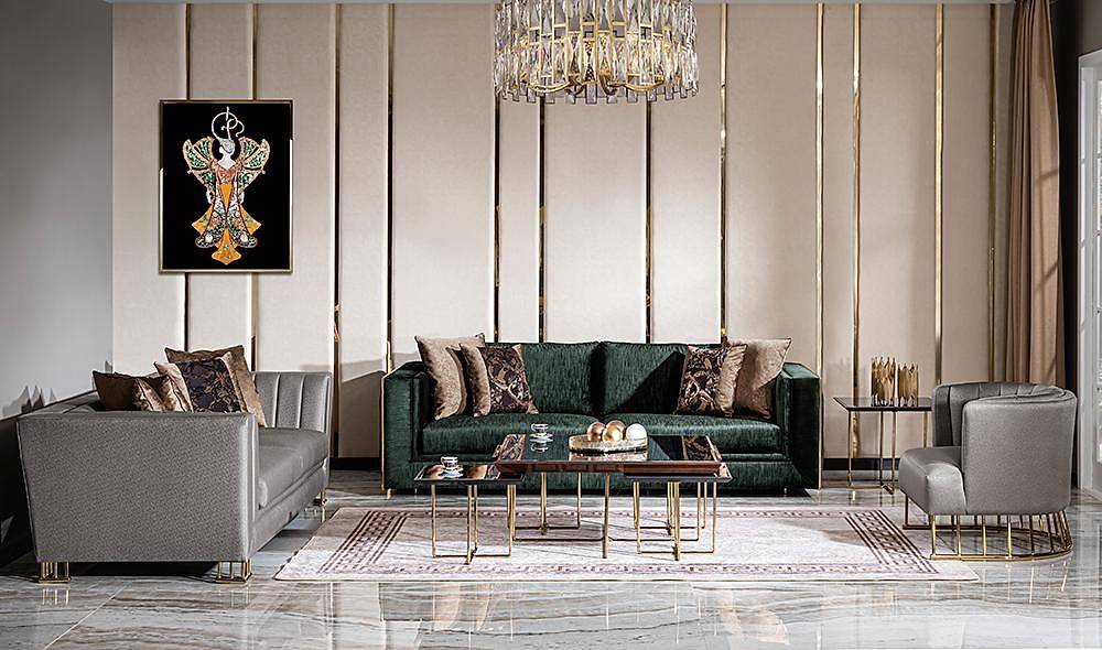 Mercan Luxury Salon Takm