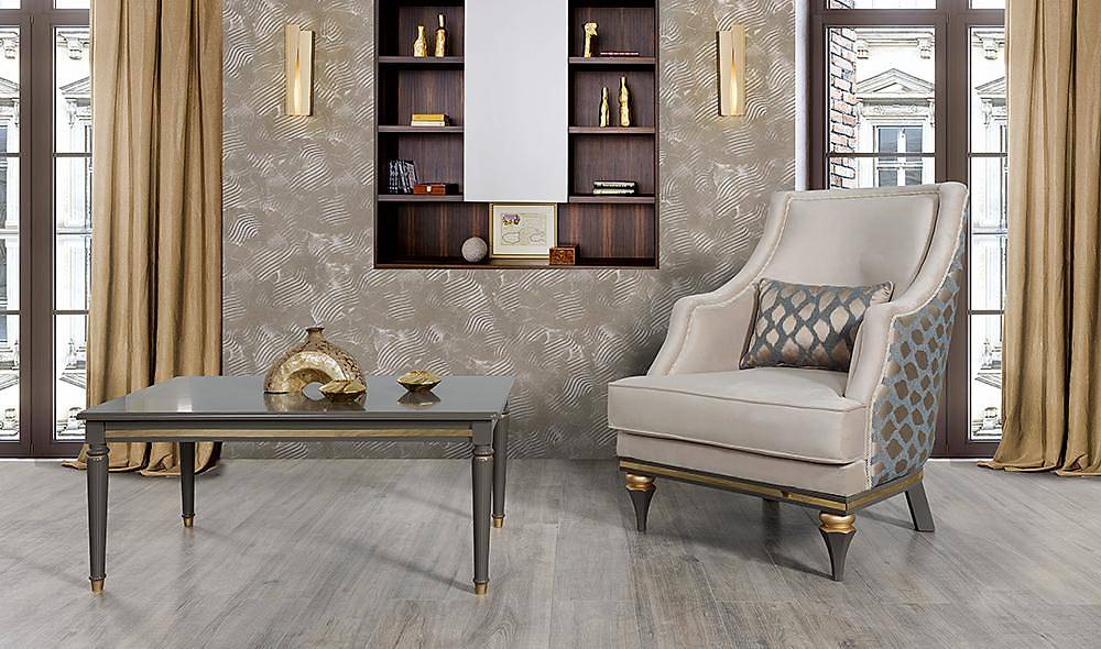 Baroc Salon Takm - Gold