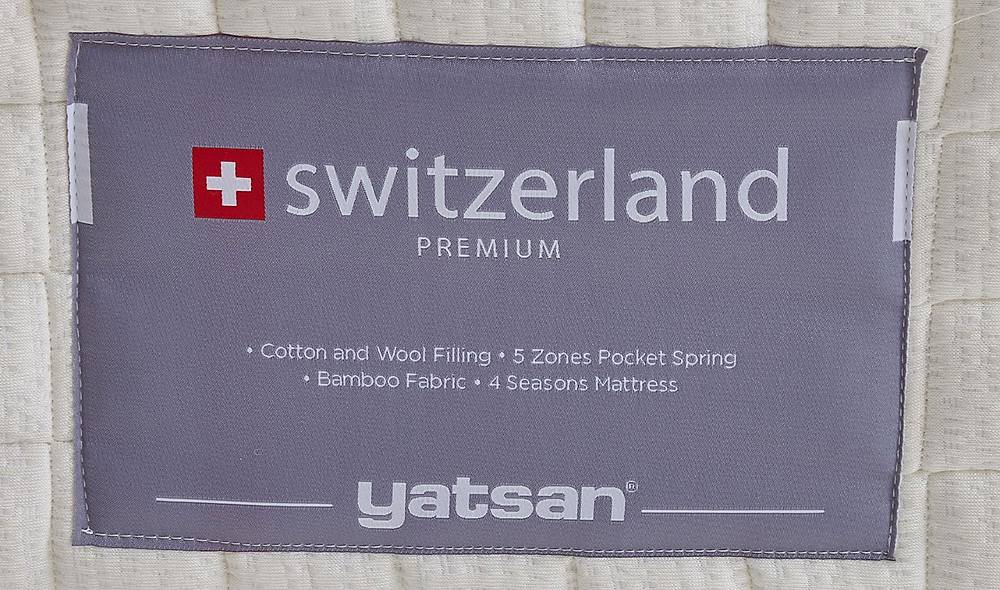 Yatsan Switzerland Premium �ift Tarafl� Yatak