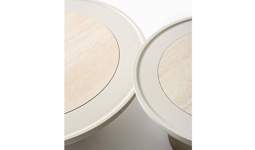 Dyno Sehpa Seti - Porselen - Krem