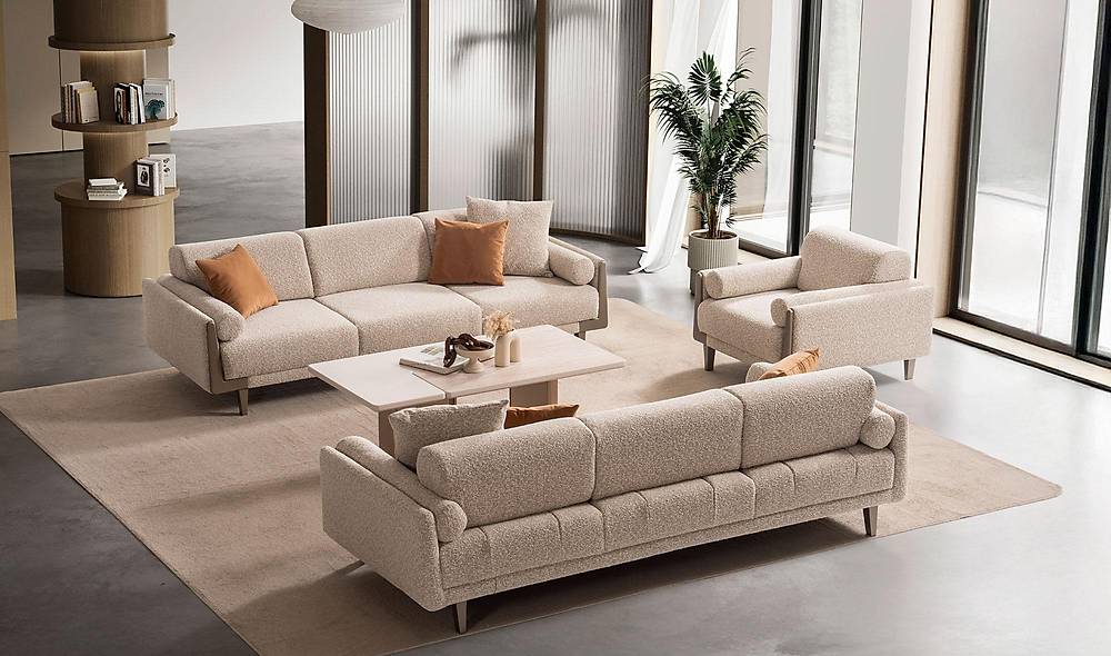 Edda Koltuk Tak�m� - Bej