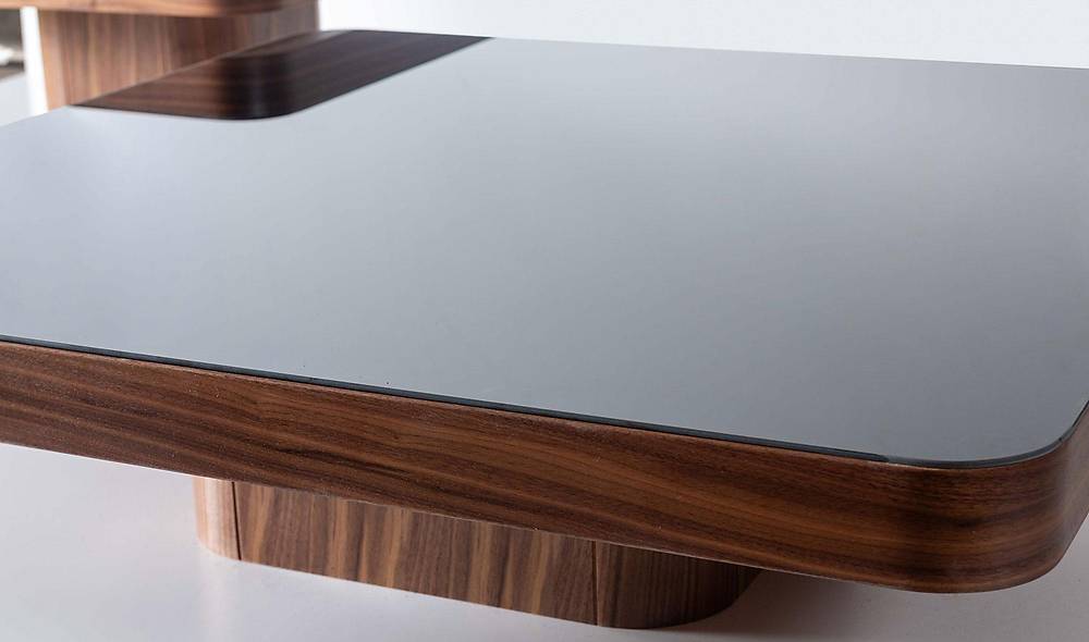 Oliver Orta Sehpa Seti - Ceviz