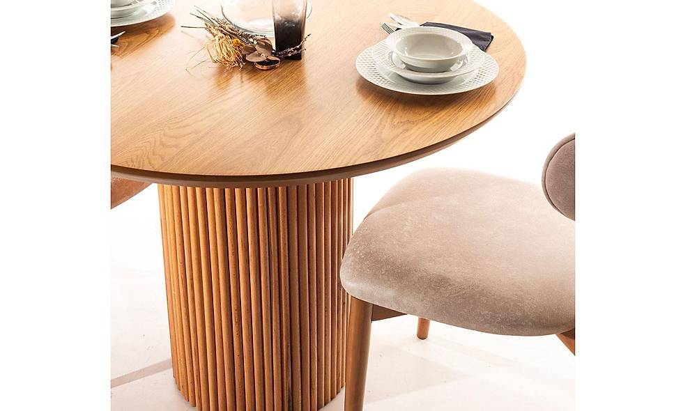 �aml�ca Yemek Masas� Tak�m�