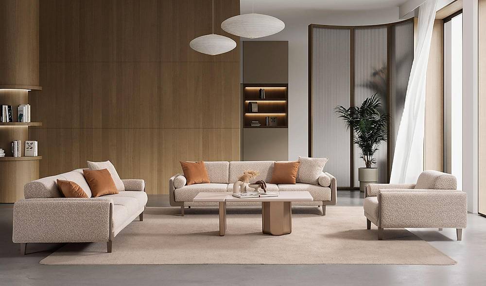 Edda Koltuk Tak�m� - Bej