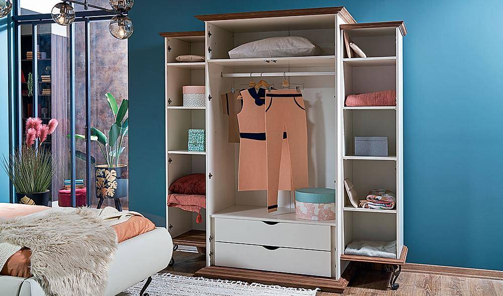 Letto 200 cm 4 Kapl Gardrop
