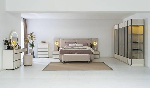 Sunny Bazalı Yatak Odası - 6 Kapılı