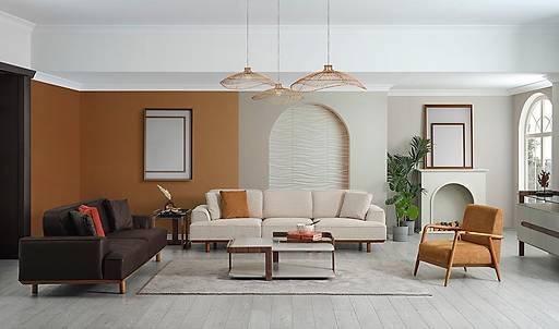 Minotti Ahşap Koltuk Takımı