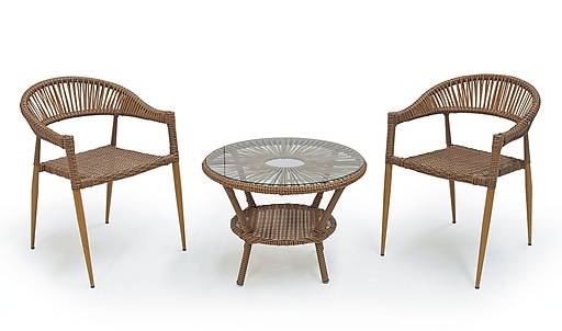 Saga Rattan Çay Seti