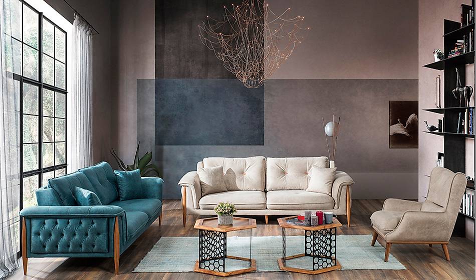 Safran Salon Takımı CaddeYıldız Mobilya Alışveriş Sitesi